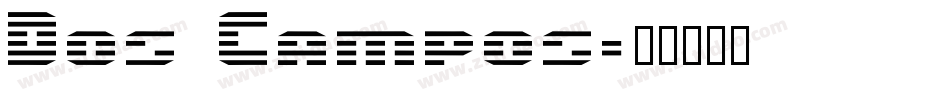 Dos Campos字体转换